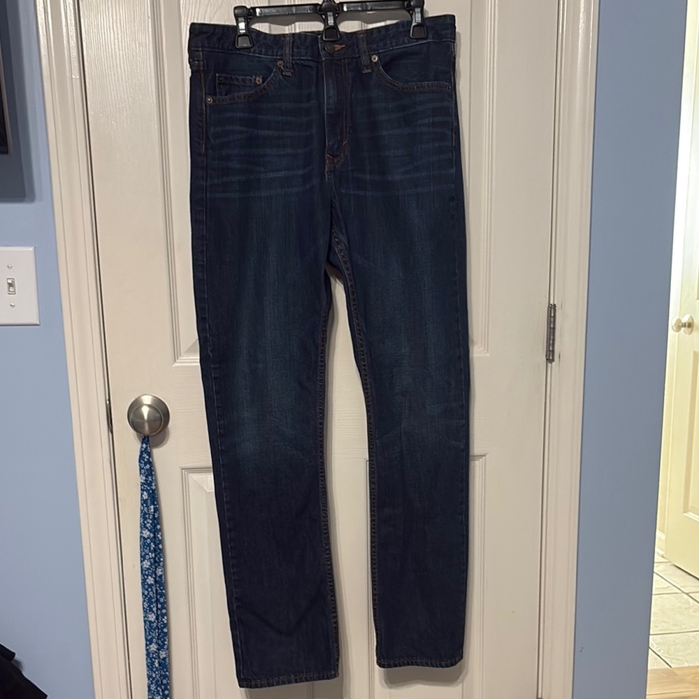 Banana Republic Factory Blue Slim Straight Jeans
